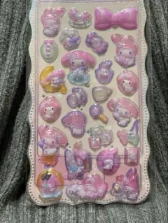 マイメロ　ぷっくりシール