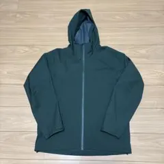 ユニクロ　ブロックテックパーカ　グリーン　Lサイズ