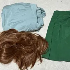中野三玖 コスプレ衣装　新品　五等分の花嫁 コスプレセット　ウイッグ付き