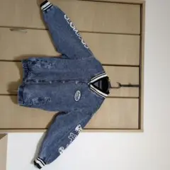 デニムジャケット ブルックリン刺繍入り - メルカリ
