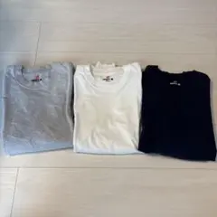 Hanes BEEFY-T 長袖カットソー Mサイズ 3枚セットのサムネイル