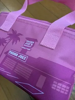 TRADER JOE'S ミニ保冷機能付バッグ: ピンク【新品】