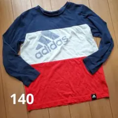 【ちゃむこ様 専用】adidas 長袖カットソー ネイビー/ホワイト/レッド