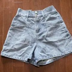 RETRO GALLERY デニム ハイウエスト ショートパンツ S