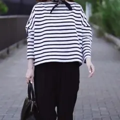 Traditional Weatherwear ビッグマリンボートネック シャツ