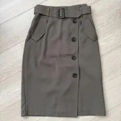 Mサイズ ボタン付きタイトスカート イングのサムネイル