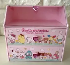 Sanrio サンリオ　ディスプレイスペース付き　２段チェスト　３種類　スマイル 非売品】サンリオ スマイル景品 ディスプレイスペース付き2段チェスト
