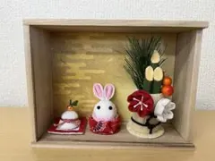 お正月置物　つまみ細工②