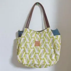 北欧★ハンドメイド★トートバッグ 鳥柄