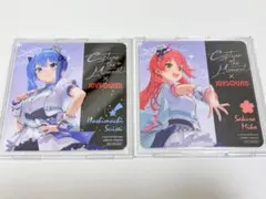 ホロライブ vills サイン入り色紙 星街すいせい さくらみこ miComet