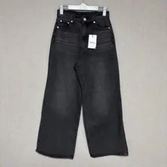 【新品未使用】GRL ハイウエストワイドデニムパンツ[cu511]