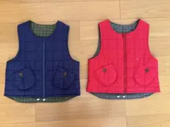 ラグマート　リバーシブルベスト　110センチ