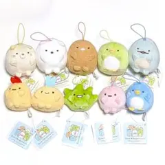 すみっコぐらし ばんざいゴムひも付きマスコット 10種セット