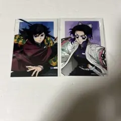 鬼滅の刃　アニプレックス　オンラインくじ　冨岡義勇　胡蝶しのぶ　ブロマイド