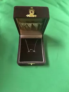 ete K10YG クレセントムーン ネックレス