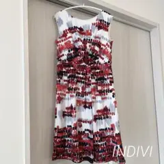 【INDIVI】インディビ　ワンピース　日本製