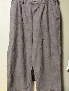 スタディオクリップ チェック柄カジュアルパンツプラスフリーサイズ