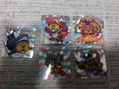 最強王図鑑×ビーバー シール ステッカー　5種