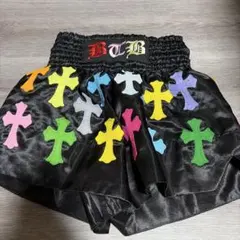 BTB ボクシングトランクス マルチカラークロス