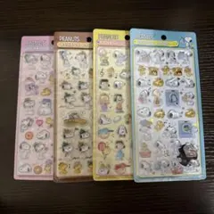 ボンボンドロップシール SNOOPY スヌーピー 4種セット