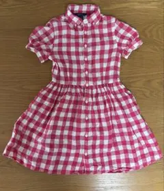 美品　ポロ　ラルフローレン　シャツワンピース　(10 )140cm