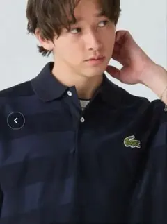Lacoste 幾何学模様ポロシャツ LACOSTE 幾何学模様 ポロシャツ US M - メルカリ