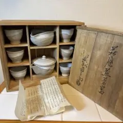 在銘】人間国宝 朴世琦 奇泉窯 小さな煎茶器セット 玉露 作家物 共箱