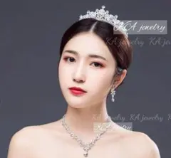 結婚式 ティアラ ウェディングヘッド ドレス アクセサリー 髪飾り