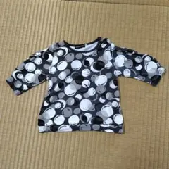 BeBe ドット柄 長袖Tシャツ