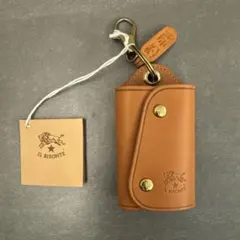 IL BISONTE　イルビゾンテ　キーケース　あか茶　新品未使用
