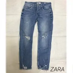 ZARA MEN ザラメン　ダメージデニム　ジーパン