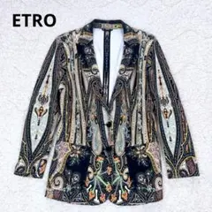 ETRO ペイズリー柄 テーラードジャケット 40 イタリア製 総柄 ストレッチのサムネイル