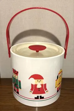 DULTON ブリキ缶 蓋つき小物入れ チェック柄 赤系 レトロ アメリカン