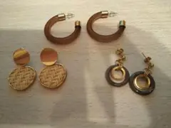 【３点セット】3COINS　ピアス