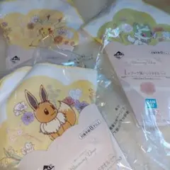 ポケモン 一番くじ イーブイ F賞 G賞 ガラスコレクション ハンドタオル