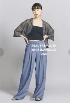 BEAUTY＆YOUTH UNITEDARROWS ◆ストライプイージーパンツ