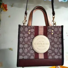 COACH デンプシー シグネチャー 2way ショルダーバッグ