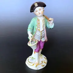 Meissen 猿の楽隊　ハープ　訳あり　置物　フィギュリン Meissen 猿の楽隊 ハープ 訳あり 置物 フィギュリン - メルカリ
