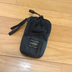 PORTER ブラック ナイロン ポーチ