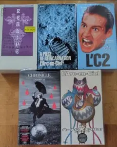 L'Arc～en～Ciel ラルク ライブビデオ VHS 5本セット まとめ売り