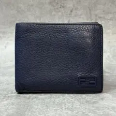 FENDI フェンディ バゲット 二つ折り財布 FFロゴ シボレザー ネイビーのサムネイル