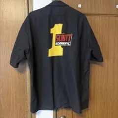 schott ショット ワークシャツ ブラック ボーン イン ニューヨーク