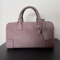美品 LOEWE アマソナ28 ハンドバッグ ピンク系のサムネイル