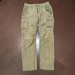 ライトオン バックナンバー ベージュ カーゴパンツ Sサイズのサムネイル