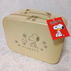 【新品・開封品】 スヌーピー BIG バニティ ケース ゴールド