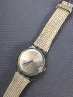 激レア柄 Swatch ヴィンテージ 千鳥格子ストラップ【電池切れ】のサムネイル