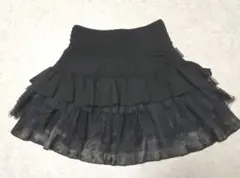 美品◆OZZ ONESTE パニエスカート 黒 オッズオン ミニスカートのサムネイル