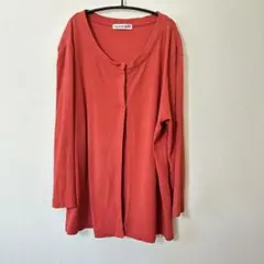 スポーティフ　レッド・赤色　ボレロタイプカーディガン