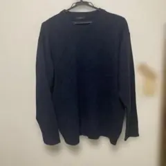 COMME CA ISM ニット セーター ネイビー Lのサムネイル