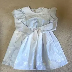 m*-様 RELA エルサワンピース アナと雪の女王 しまむら　100